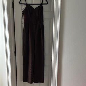 Elegant Brown Jumpsuit (purchased from Vici)